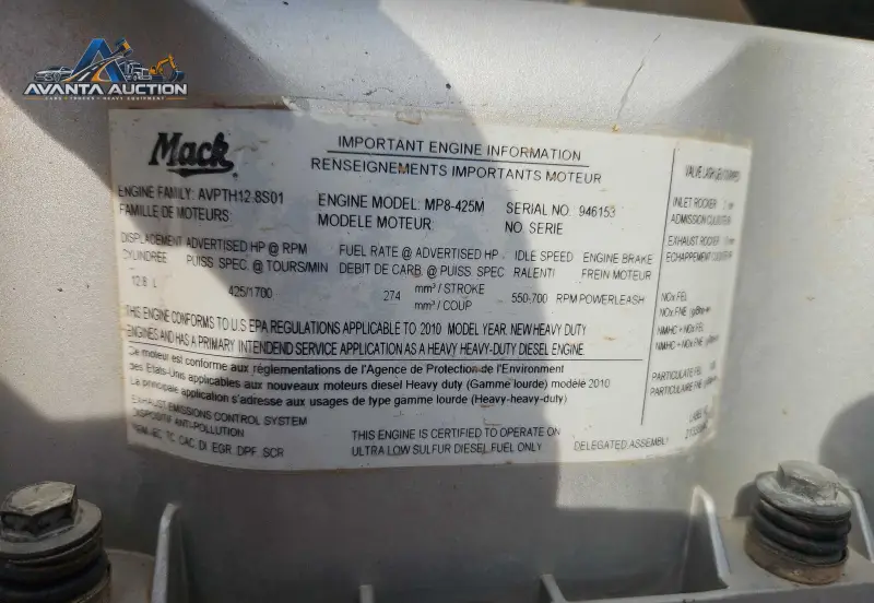 2011 Mack GU713 photo 50