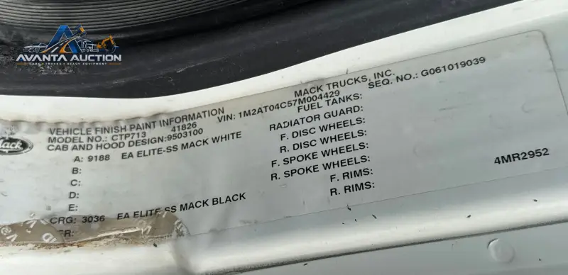 2007 Mack CTP713 photo 95