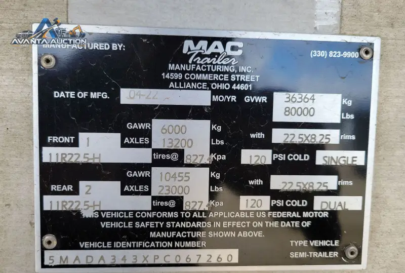2023 Mac Trailer TRAR34AA6002023 photo 59